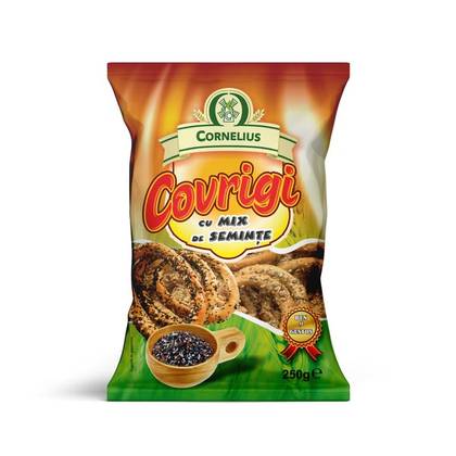 Covrigi cu mix de semințe Cornelius — produse 100% naturale