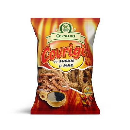 Covrigi cu susan și mac Cornelius