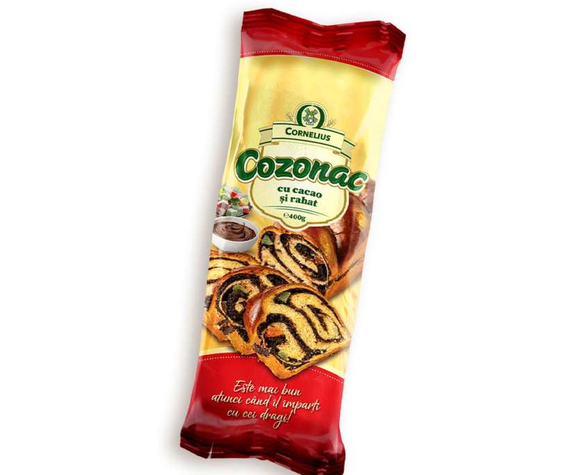 Cozonac cu rahat si cacao